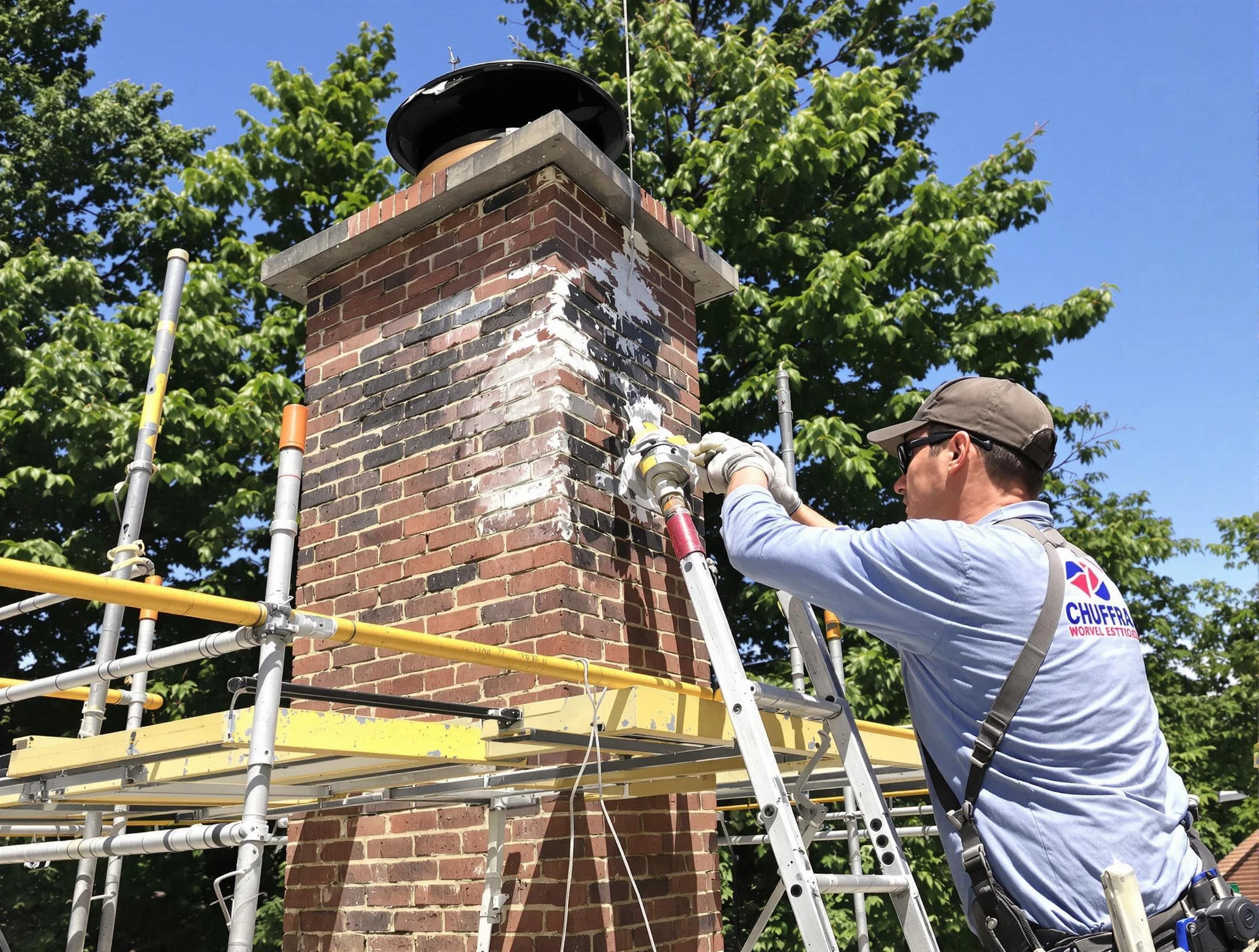 Structural chimney repair by Birmingham Chimney Sweep in Birmingham, AL