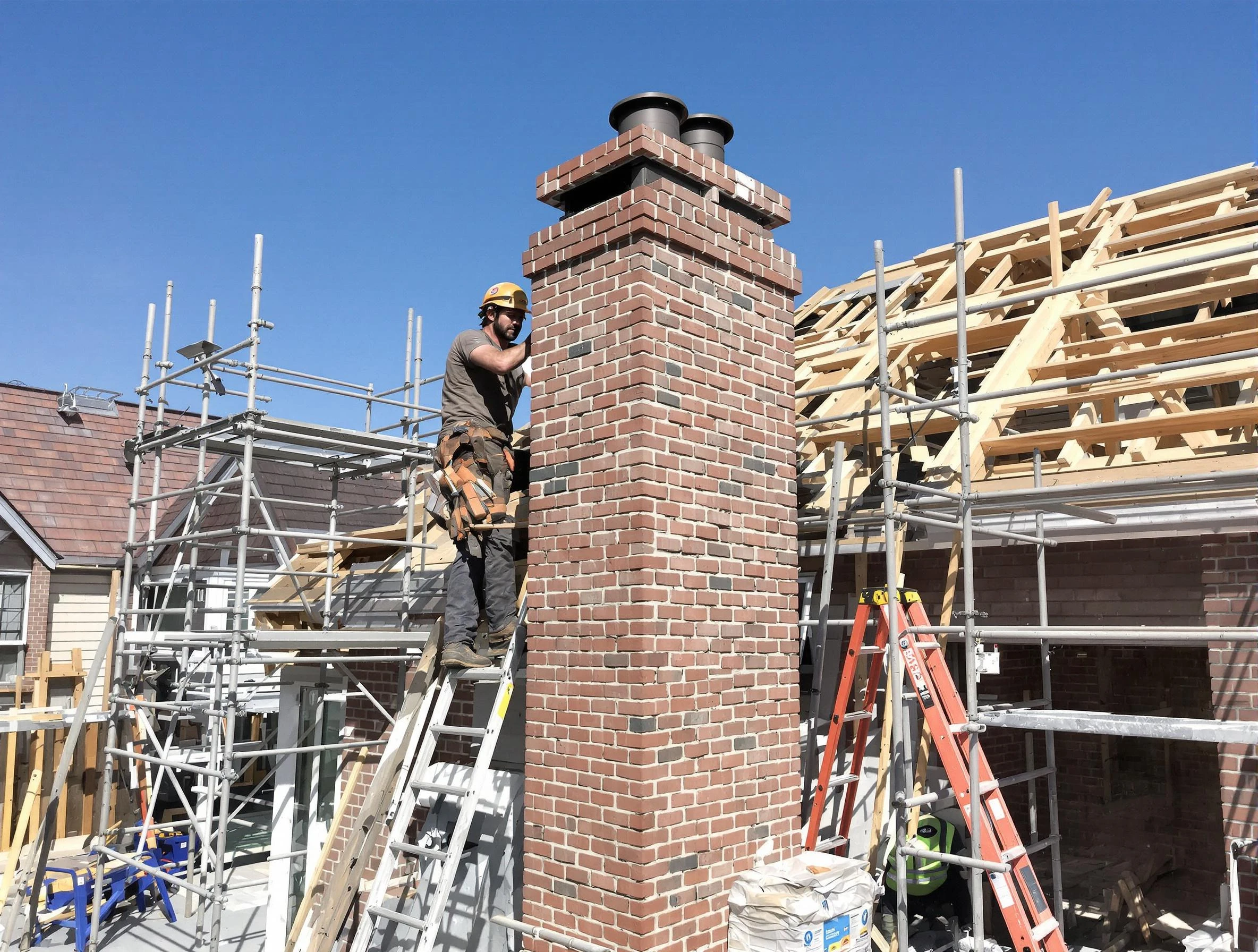 New chimney installation completed by Birmingham Chimney Sweep in Birmingham, AL